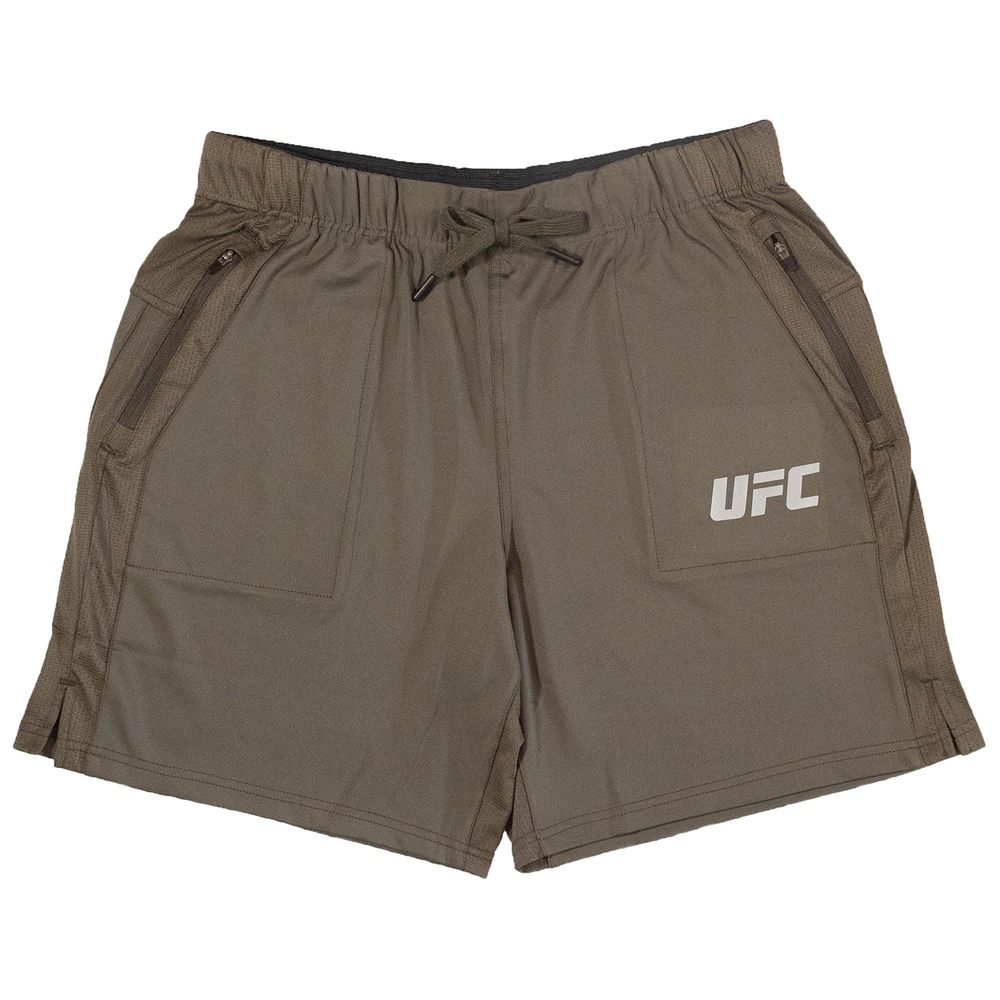 UFC Mens Elastic Waist Shorts Olive 2XL 7